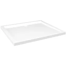 vidaXL Duschtasse ABS Rechteckig Weiß 80x90 cm