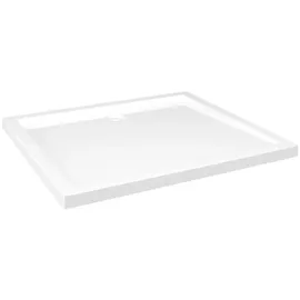 vidaXL Duschtasse ABS Rechteckig Weiß 80x90 cm