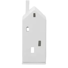 räder Teelichthalter Lichthaus Porzellan Weiß