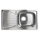 stabilo-sanitär Hemera R links Einbauspüle Edelstahl Handbetätigung 780 x 430 mm