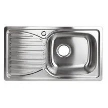 stabilo-sanitär Hemera R links Einbauspüle Edelstahl Handbetätigung 780 x 430 mm