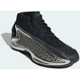 adidas Anthony Edwards 1 - Core Black/Silver Met./Black / 52 2/3