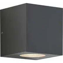 ARCCHIO Außenwandleuchte Aluminium 12,5 cm 2-flammig schwarz