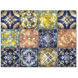 K&L Wall Art Fliesenaufkleber »Märchenhafte Ornamente«, selbstklebend
