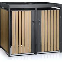 Zelsius Mülltonnenbox 132 x 80 x 124 cm anthrazit