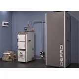 Holzkessel Scheitholzkessel  Naturzugkessel 19kW elektronischen Feuerzugsregler