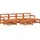 vidaXL Garten-Lounge-Set 6-tlg. Wachsbraun