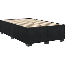 vidaXL Boxspringbett 120 x 200 cm Schwarz