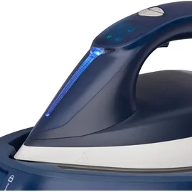 h.koenig Dampfbügelstation V7, 2600 W, Druck 8 bar, Dampfleistung 120 g/min, Vertikale Dampffunktion, Sohle aus Keramik, antihaftbeschichtet, Tank 1,5 l