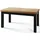 alpimeble Rechteckiger Esstisch 140 – 180 x 76 x 90 cm Craft