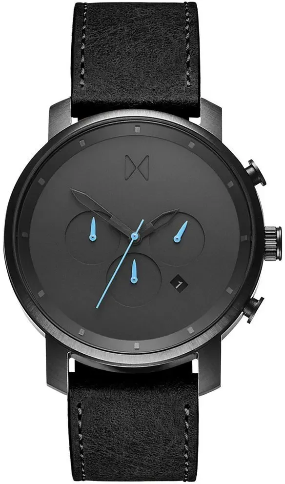 MVMT - CHRONO 45 - GUNMETAL BLACK - grau - anthrazit blau - schwarz / 45 MM