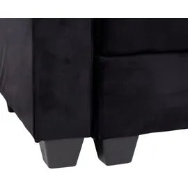 MCW Sofa mit Ottomane, Couch Sofa Gästebett, Schlaffunktion Stauraum 217x145cm ~ Bettsofa, H47