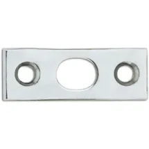 STRENGER Türkantriegel-Schließblech Oval 40 x 15 x 2 mm