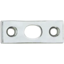 STRENGER Türkantriegel-Schließblech Oval 40 x 15 x 2 mm