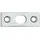 STRENGER Türkantriegel-Schließblech Oval 40 x 15 x 2 mm