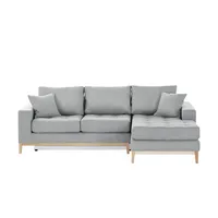 Smart Ecksofa ¦ grau ¦ Maße (cm): B: 242 H: 90 T: 173