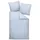 JANINE Interlock-Jersey59000 3 Motiv Blau 155 x 200 cm + 80 x 80 cm