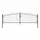 vidaXL Doppeltor 400 x 199,5 cm Grau/Stahl