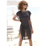 LASCANA Chiffontunika Damen schwarz Gr.38