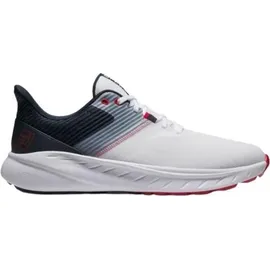 FootJoy Flex White/Navy/Red 42.5 Herren, Golfschuhe / Weiß - 42.5