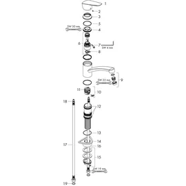 Hansgrohe Logis M31 160 CoolStart EcoSmart 1jet chrom 71839000