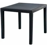 PROGARDEN King Bistrotisch 79 x 79 x 72 cm anthrazit