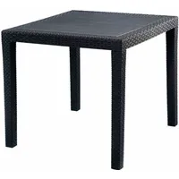 PROGARDEN King Bistrotisch 79 x 79 x 72 cm anthrazit