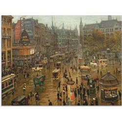 Wandbild ARTLAND "Der Spittelmarkt", braun (farbe bild(er): braun), B:120cm H:90cm, Bilder, als Alubild, Outdoorbild, Leinwandbild in verschied. Größen