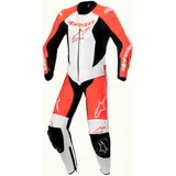 Alpinestars Gp Plus V2, Lederkombi 1tlg. Kinder - Neon-Rot/Weiß/Schwarz - 150