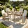 stilvora Gartenlounge-Set 4-tlg. Beige