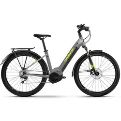 Haibike Trekking 6 Low Unisex 10 Gang Elektrorad i630 Yamaha e-bike RH 54/L grau 54 CM