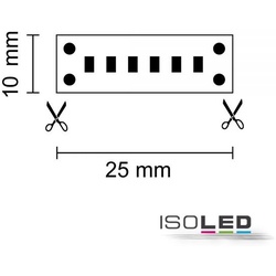 ISOLED LED CRI965 Linear-Flexband, 24V, 10W, IP20, kaltweiß ISO-113144