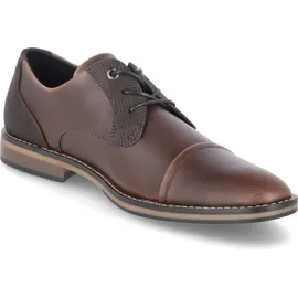 BULLBOXER Herren Halbschuhe Businessschuhe Braun Synthetik Größe:43 - Braun