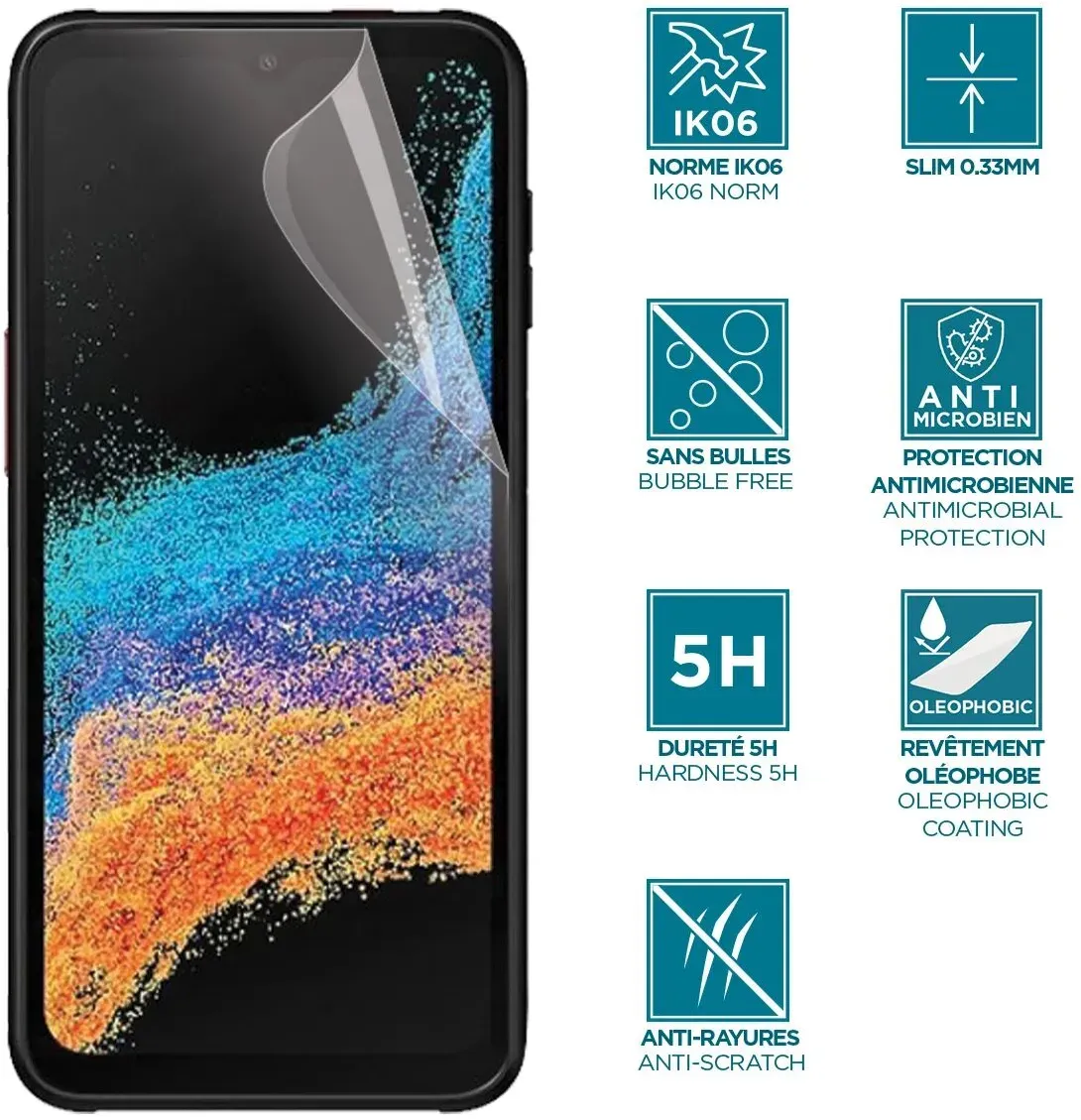 Mobilis 036271 Display-/Rückseitenschutz für Smartphones Klare Bildschirmschutzfolie Samsung 1 Stück(e)