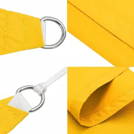 vidaXL Sonnensegel Oxford-Gewebe Quadratisch 2,5x2,5 m Gelb