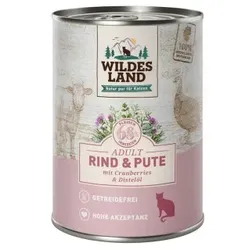 WILDES LAND Adult 6x400g Rind & Pute