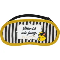 SHEEPWORLD Schlafmaske mit Motiv Ente und Spruch "Älter"