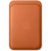 Apple iPhone Feingewebe Wallet mit MagSafe Fuchsrot