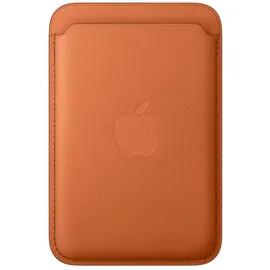 Apple iPhone Feingewebe Wallet mit MagSafe Fuchsrot