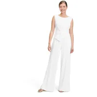 Vera Mont Jumpsuit mit U-Boot-Ausschnitt, Offwhite, 40,