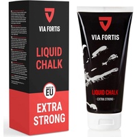 VIA FORTIS Liquid Chalk – Flüssigkreide für maximalen Grip beim Sport – Schnell trocknend, extrem ergiebig und lang haltend – Für Calisthenics, Bouldern, Klettern, Pole UVM