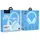 HOCO Verstellbare Bluetooth Kopfhörer 400 mAh Kabellose Ohrhörer Bluetooth V5.3 Blau - Blau