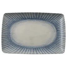 ARTHUR KRUPP 67382A29 Arthur Krupp Rechteckiger Teller Cm 35x22 Sunlight Blue Stoneware