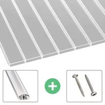 Scobalit Doppelstegplatten 16 mm Glasklar 980 x 2000