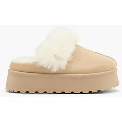 Pantoffel - Damen - beige