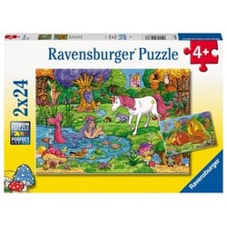 Puzzle Ravensburger Magischer Wald 2 X 24 Teile