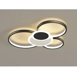 Eurotondisplay LED Deckenleuchte X8162-56cm 55W mit Fernbedienung Lichtfarbe/Helligkeit dimmbar