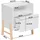 Mobili Rebecca Kindernachttisch Rebecca 49 x 43 x 30 cm Kiefer MDF weiß