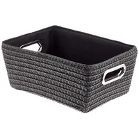 Wenko Aufbewahrungskorb schwarz one size