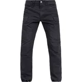 John Doe Regular Cargo Mono - schwarz - W33/L32